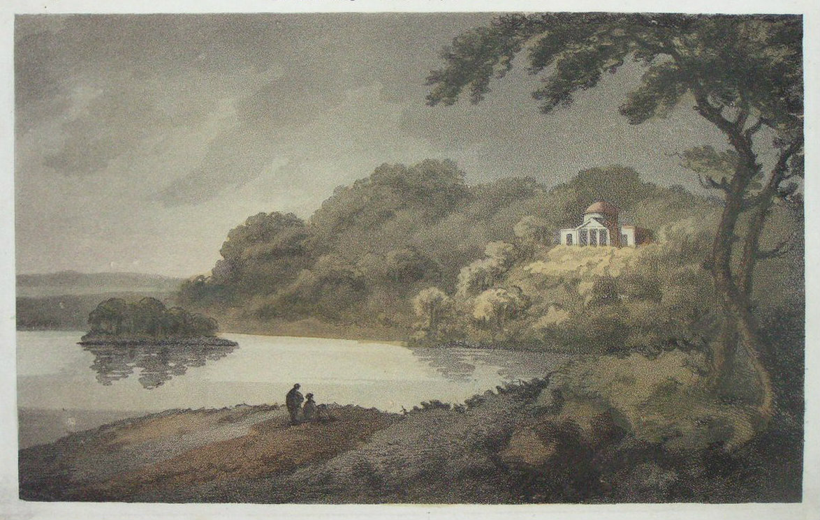 Aquatint - (The Rotunda in the Gardens at Stourhead) - Gilpin